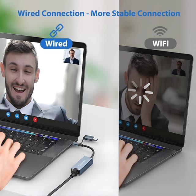 Thumbnail 3 de USB C auf Ethernet Adapter 1000 Mbps