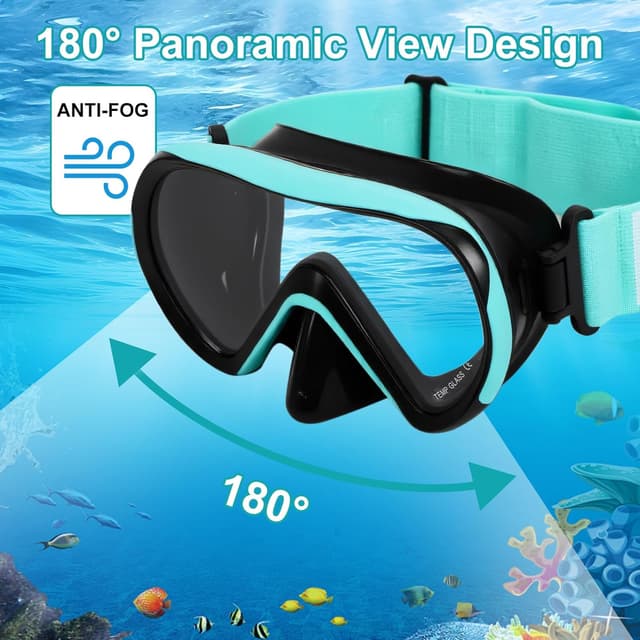 Thumbnail 4 de HIKOTEY Taucherbrille für Kinder 180° Panorama