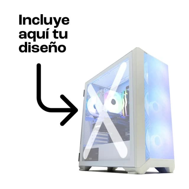 Detalle de Forgeon Arcanite ARGB Mesh Torre ATX Blanco 🖥