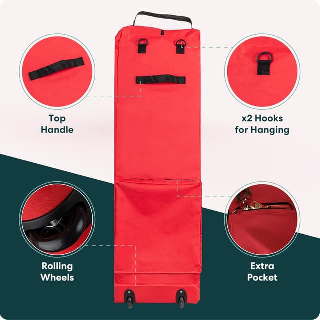 Thumbnail 4 de Handy Laundry Rolling Christmas Tree Storage Bag 7.5-ft ๐