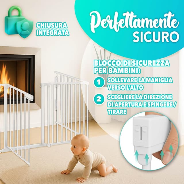 Thumbnail 2 de KIDUKU Barriera sicurezza 300 cm per camino 📐