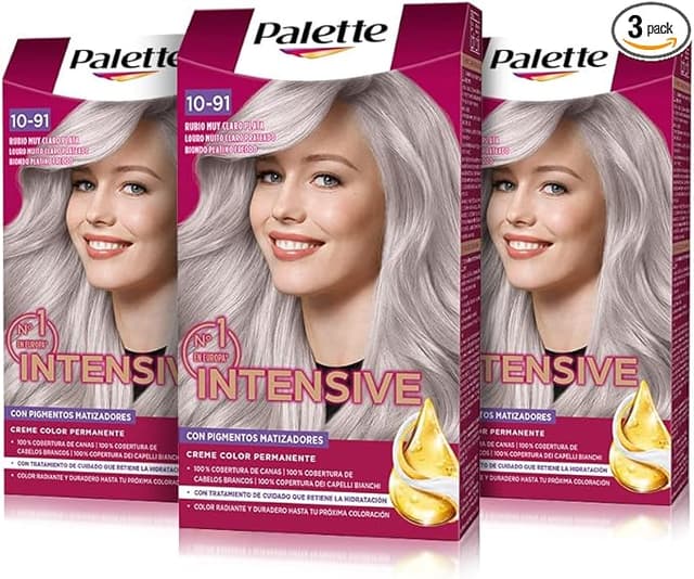 Imagen de Palette Intensive Creme 10-91 Rubio Platinado con Aceite 🌿 en OfertitasTOP