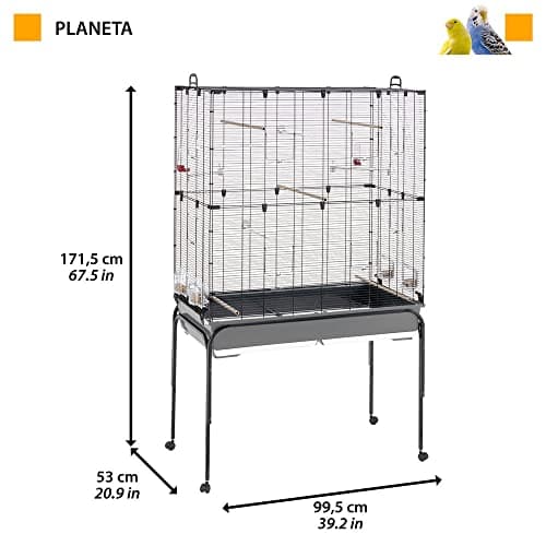 Thumbnail 1 de Ferplast PLANETA jaula para pájaros 97×58×173,5 cm 🐦