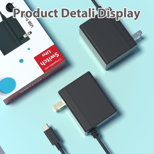 Thumbnail 6 de Nintendo Switch Charger 15V 2.6A AC Adapter for Dock