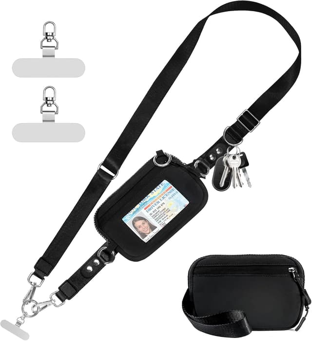 Imagen de Tiostep Clip and Go Strap Phone Wallet with RFID en OfertitasTOP