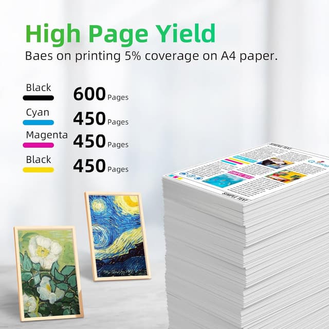 Detalle de Q-image 603XL Compatible Ink Cartridge 12 Pack 🖨