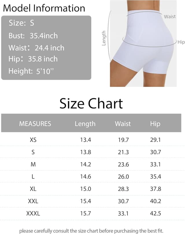 Thumbnail 6 de THE GYM PEOPLE Short yoga taille haute 12,7 cm