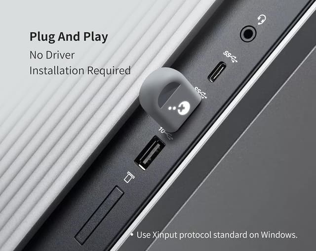 Detalle 2 de GuliKit Hyperlink 2 Wireless Adapter for Xbox & PS Controllers