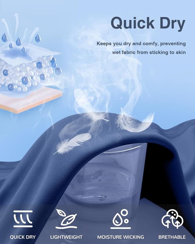 Detalle de Runhit Men’s UPF 50+ Long Sleeve Sun Protection Shirt (UPF 50+ UV Swim/Rash Guard)