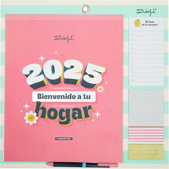 Detalle 2 de Mr. Wonderful Calendario pared Rasca‑Rasca 2025 📅