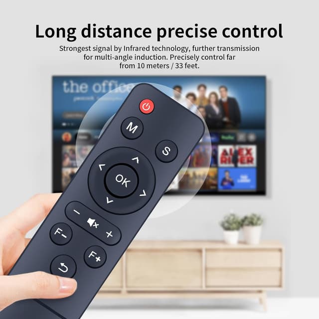 Detalle 2 de TCNOUMT Replacement Remote Control for TOPTRO PUTRIMS S28 projector