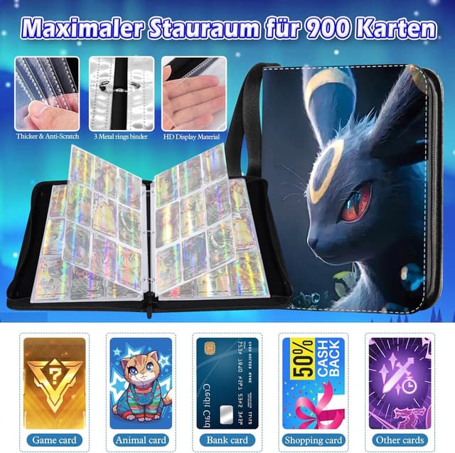 Thumbnail 4 de Sammelalbum Karten 900 Kapazität