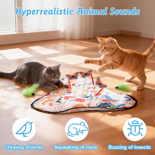 Thumbnail 2 de Cozary Juguete Gato Interactivo USB 2-3 h