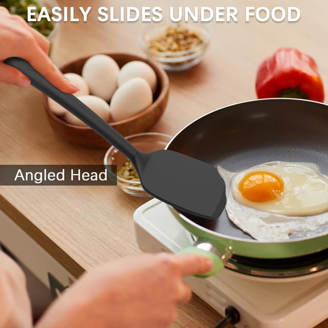 Thumbnail 3 de Coukre 2 Pack Silicone Spatula Set, Heat Resistant 2