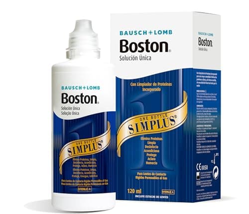 Imagen de Bausch + Lomb Boston SIMPLUS Solución única 120 ml 🧴 en OfertitasTOP