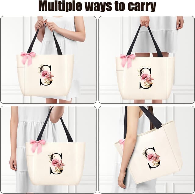 Thumbnail 4 de Personalised A-Z tote bag 46 x 30 cm