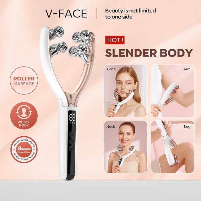 Detalle 2 de Doge&Vollar Wireless Facial Massager for Face and Neck (Rechargeable) for Women