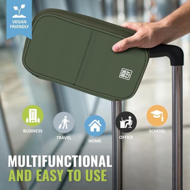 Thumbnail 5 de BOACAY Family Passport Holder RFID Travel Wallet