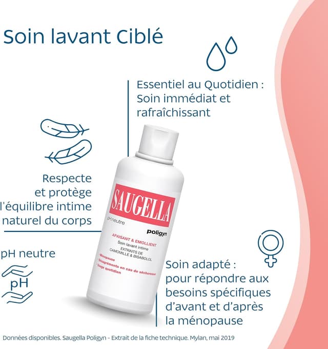 Thumbnail 3 de Saugella Poligyn soin lavant intime 500ml