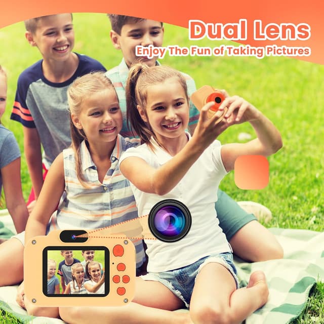 Thumbnail 4 de GlobalCrown Mini Caméra 12MP 1080p pour enfants