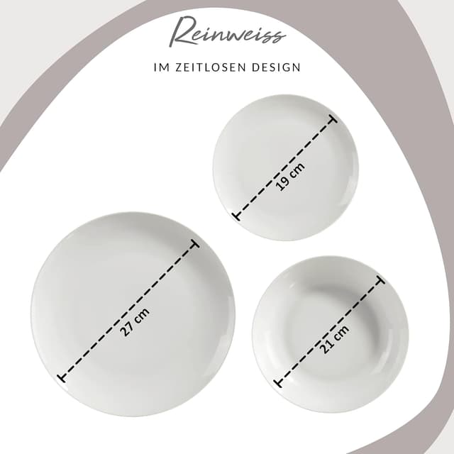 Thumbnail 1 de SÄNGER New Port 86-teiliges Tafelservice für 12