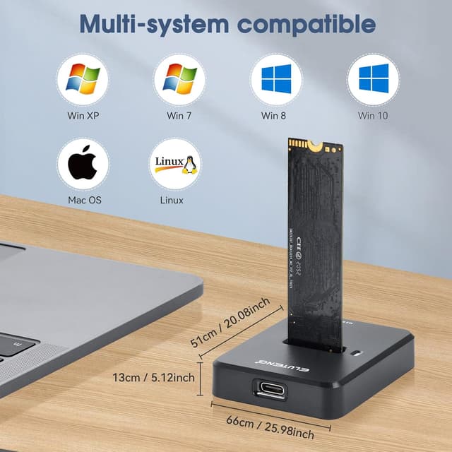 Thumbnail 6 de ELUTENG M.2 NVMe to USB C Dock