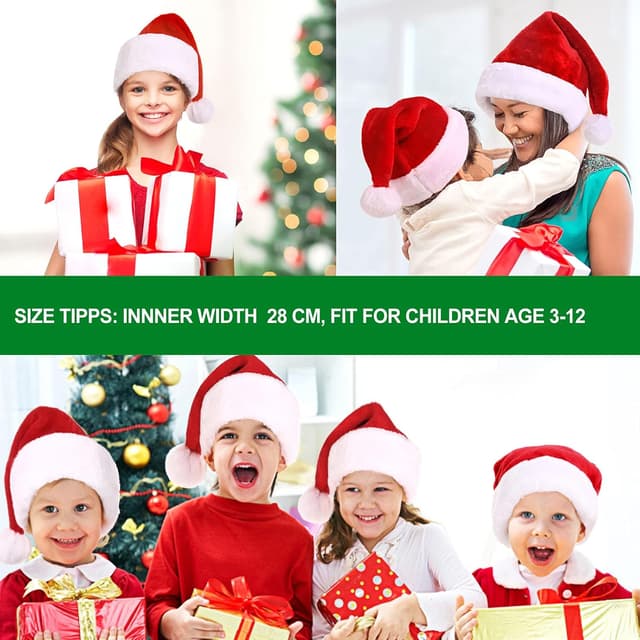 Thumbnail 3 de KONVINIT Bonnet Noël enfant 27×44 cm 🎅