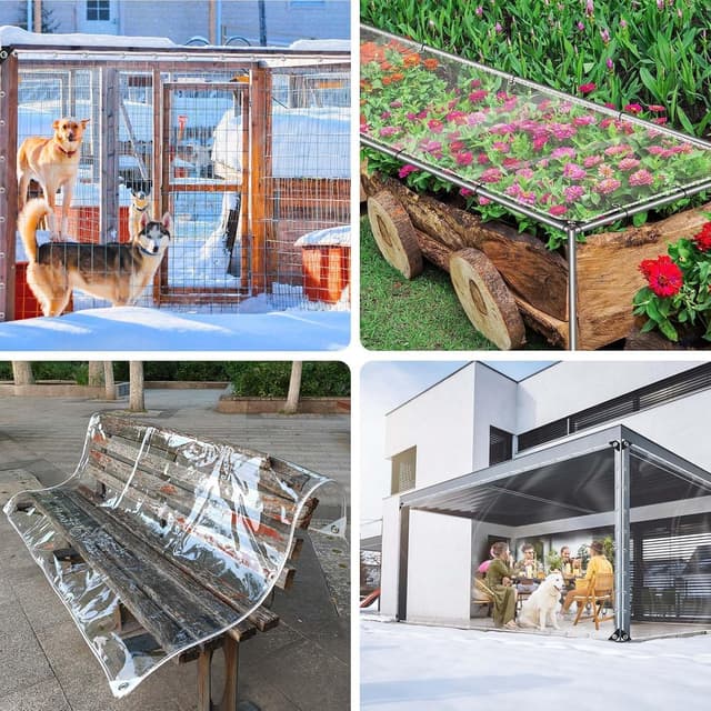 Thumbnail 5 de Lona Protección Transparente 2x3m 0,35mm 🛡️