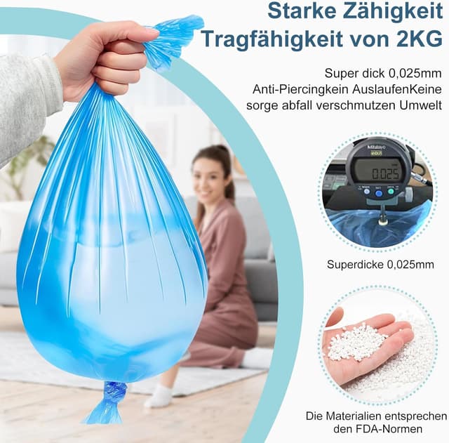 Detalle 2 de Ricariche per secchio mangiapannolini 20 pezzi PARPAT 4,5 m (Twist & Click) antiodore