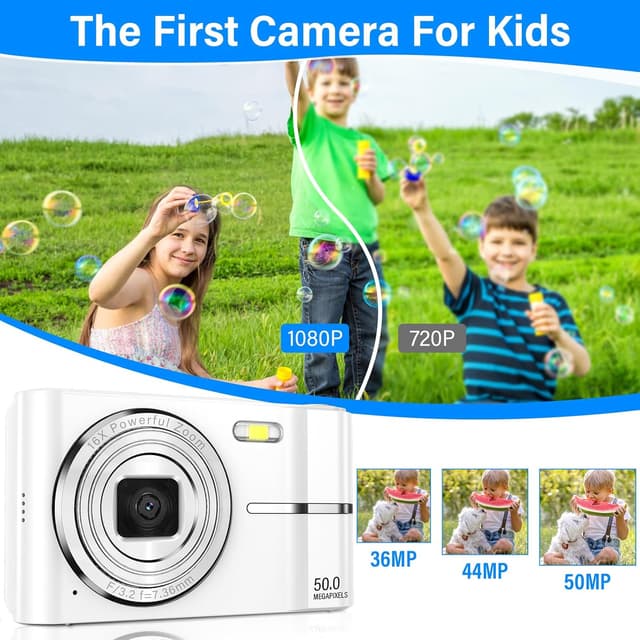 Thumbnail 3 de FAYIBUY Cámara Digital 50MP Blanco