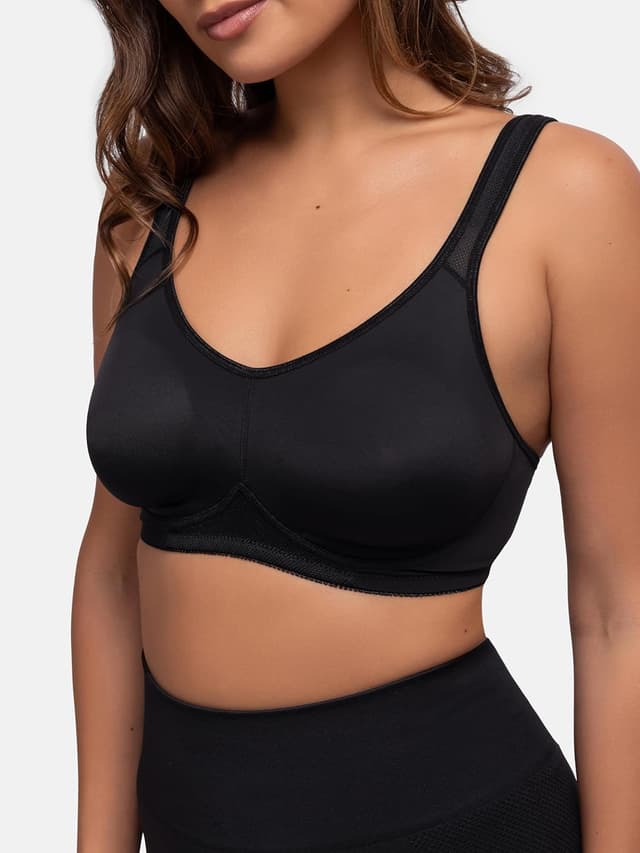 Detalle 2 de Dorina Flex D1901A Sport-BH Schwarz Weiß