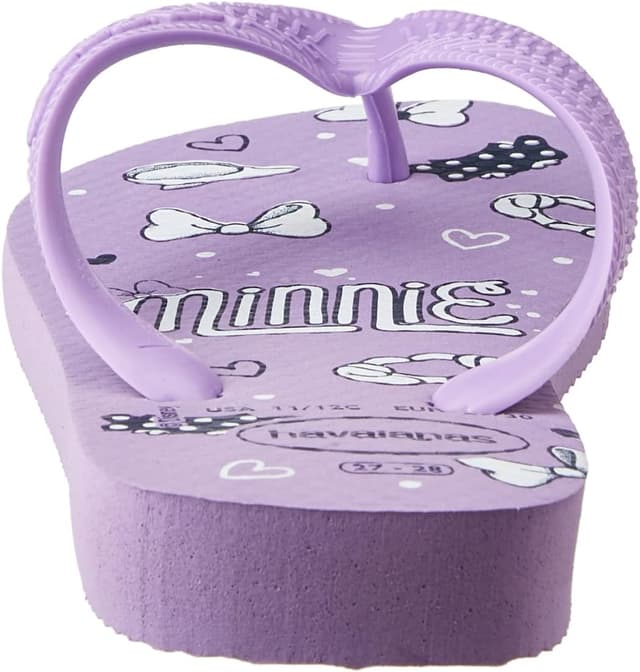 Detalle de Havaianas Top Disney infradito unisex per bambini e ragazzi – viola