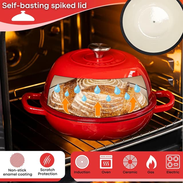 Thumbnail 2 de Nuovva Enamelled Dutch Oven ⚙