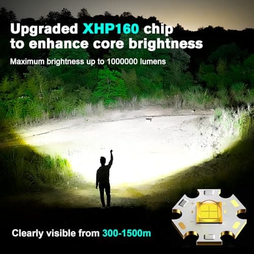 Thumbnail 1 de Carehabi XHP160 Linterna LED recargable 100000 lúmenes 🔦
