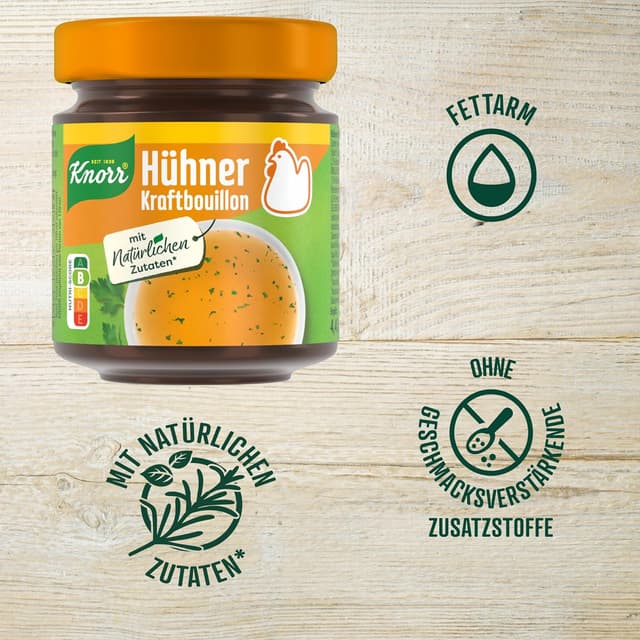 Thumbnail 5 de Knorr Hühner Kraftbouillon Glas 4,4 Liter