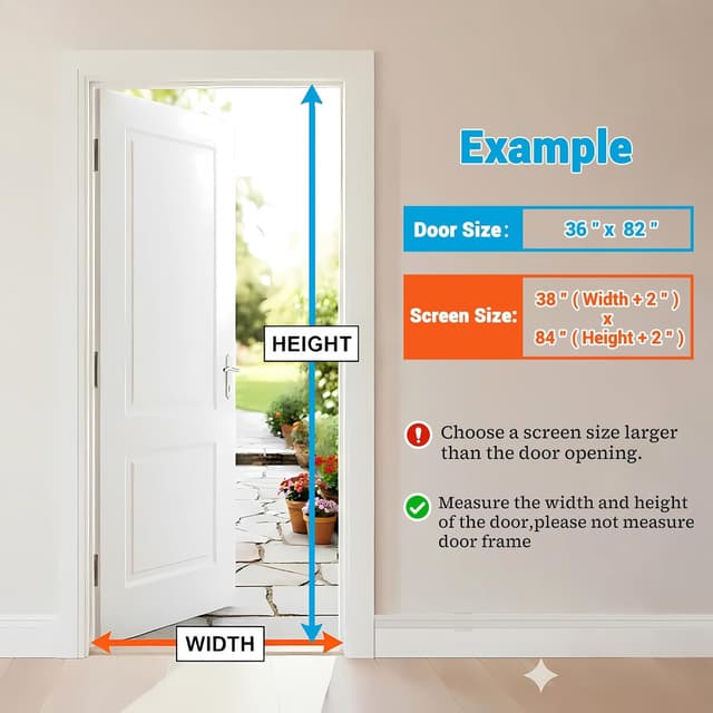 Thumbnail 1 de CANLENE Premium Magnetic Screen Door 1-pack 🚪