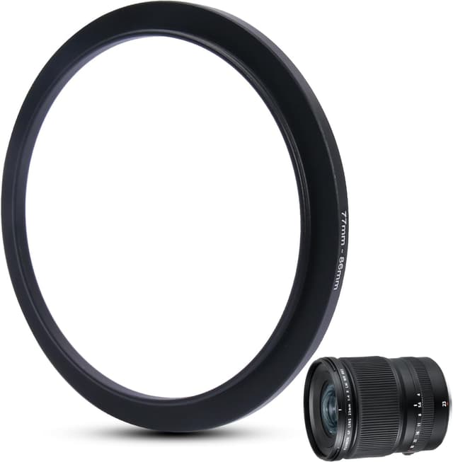 Detalle de Metall Step-Up Ring Filteradapter 77 mm auf 86 mm – Adapterring für UV-, CPL- und ND-Filter