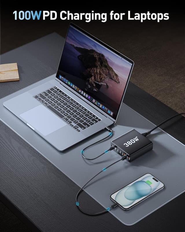 Detalle de Ediliow 380W USB C Charger Block