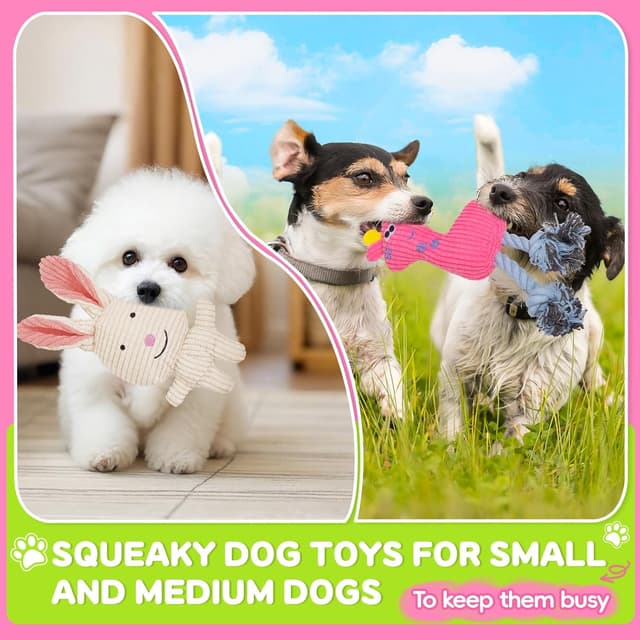 Thumbnail 3 de 2TRUL 8 Pack Puppy Teething Toys
