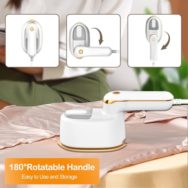 Thumbnail 6 de Liebssen Portable Clothes Steamer 1100W with 120ml Tank, 15s Fast Heat Up, 4 Steam Levels