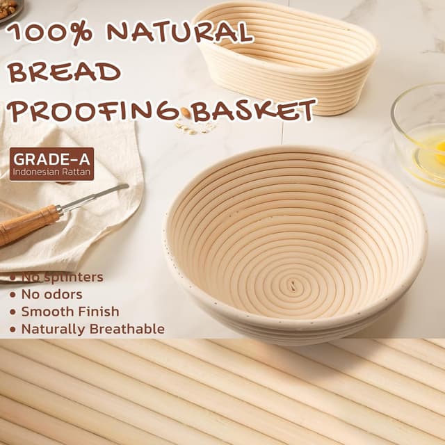 Thumbnail 6 de Astercook Sourdough Starter Kit 10" Oval 🍞