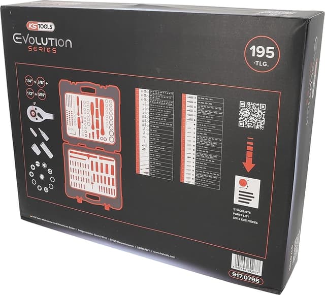 Thumbnail 5 de KS Tools 917.0795 Juego de vaso 195 pzs