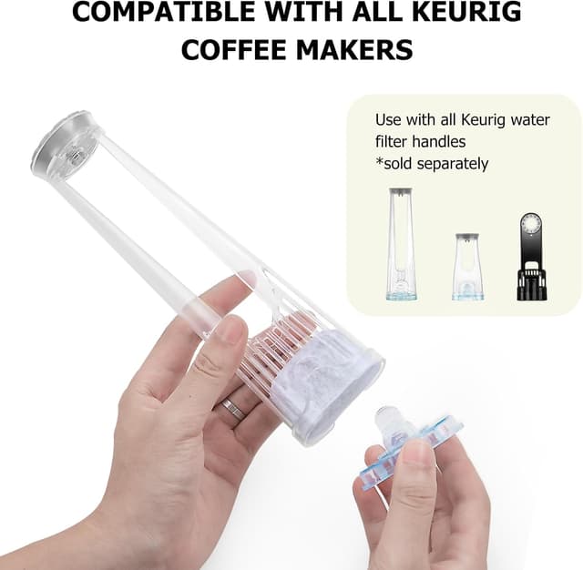 Detalle 2 de Premium 6-Pack Keurig Compatible Water Filters Replacement by Fanativita (Universal Fit)