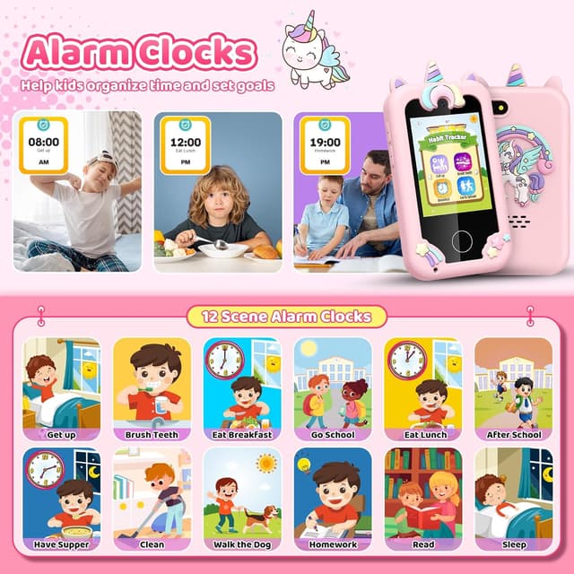 Thumbnail 5 de Grriopi Kids Phone pink toy phone for ages 3–12