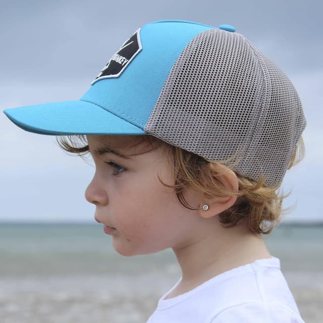 Detalle de Surf Monkey Dressed in Music Play with ME casquette trucker 5 panneaux pour enfants