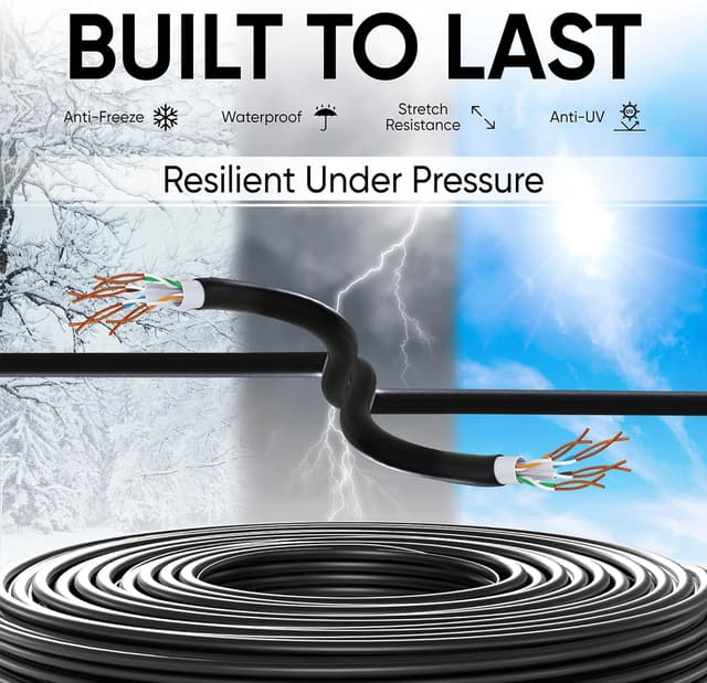 Detalle de Mr. Tronic Cat6 Ethernet Cable 50m