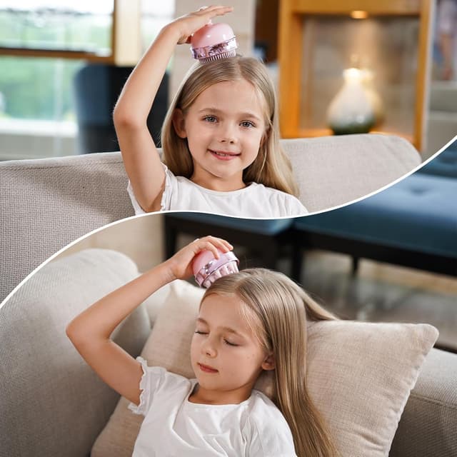 Thumbnail 6 de SHINLEA Massaggiatore cuoio capelluto spazzola in silicone rosa