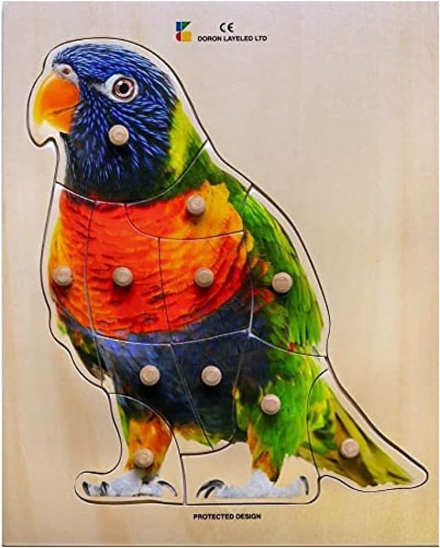 Detalle 1 de BSM Puzzle encastrement Le Coq en bois