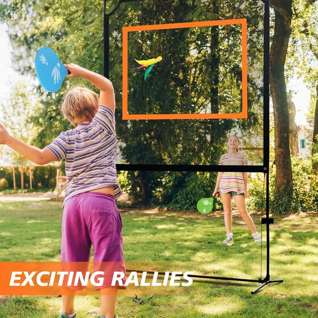 Detalle 2 de Jeu de Paddle Ball avec filet et 2 raquettes