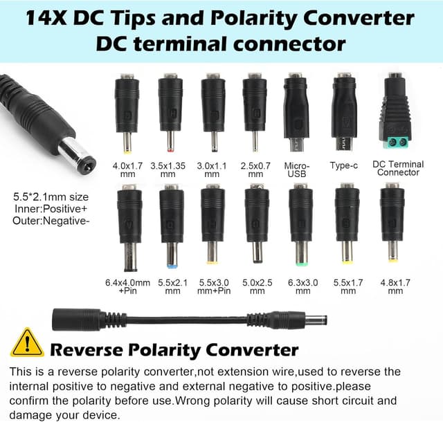 Detalle de Adattatore AC DC 108 W 9-36 V universale